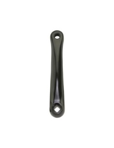 Alloy Left Crank Arm 175mm Square Taper JIS Design Black.